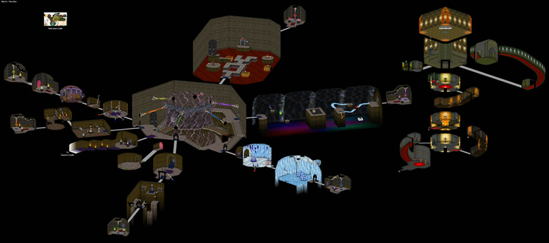 Illustration for article titled The Water Temple Doesn't Seem Difficult In These Ocarina of Time Maps